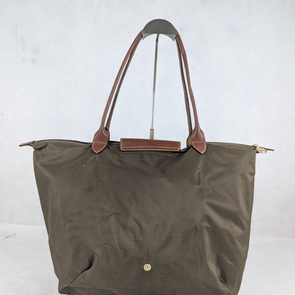 Longchamp Paris Le Pliage – Authentic Green Nylon Tote Bag, Gently Used! - Picture 2 of 16